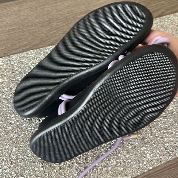 FREE PEOPLE Below Deck Wrap Sandals By - Orchid size 39 $120 - Picture 3 of 5